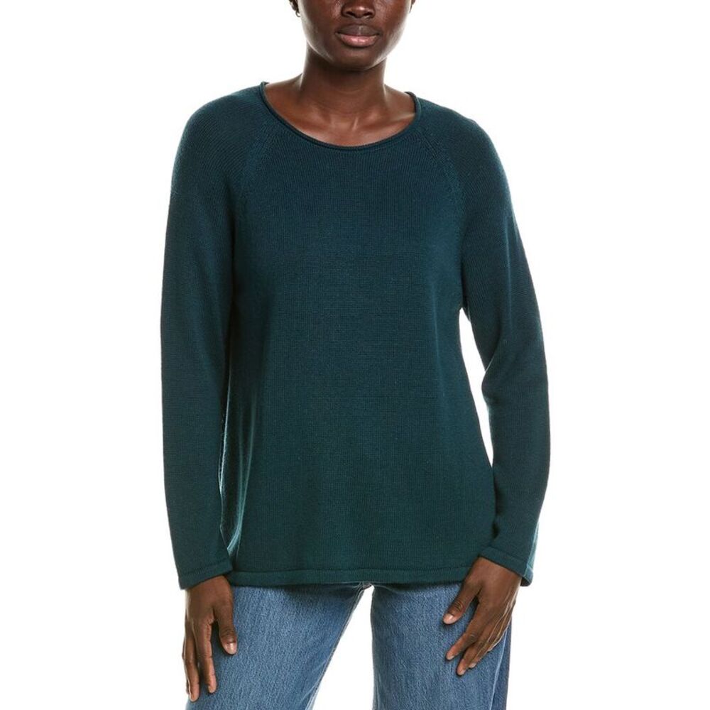 Eileen Fisher Womens  Raglan Sweater